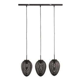 Light & Living Light&living - L&aacute;mpara Colgante - Yaelle - Negro - Metal - Gran