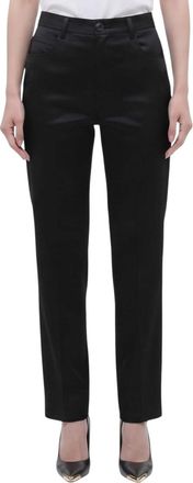 Nanushka Black Slim Flat Front Pant