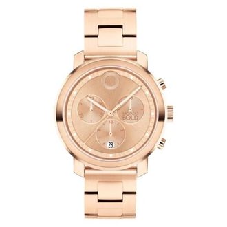 Movado Trend Propel Chronograph Quartz Rose Gold Dial Watch 3601001