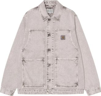 Carhartt Work in Progress OG Double Front Jacket - Heren - Spijkerjassen - Grijs - S - Katoen - Jassen