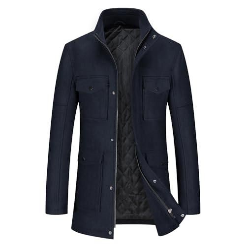 Vestes Homme Col montant Badge broderie cargo VêTement Masculin2 Kaki2