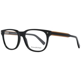 Ermenegildo Zegna Zwarte Heren Optische Brillen Vierkante Stijl - Heren - Brillen - Zwart - ONE Size - Accessoires