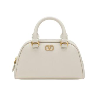 Valentino Garavani Handbags, female, Beige, Size: ONE SIZE Mini Dome