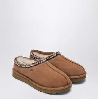 UGG Tasman Chestnut Eather Slip Ons