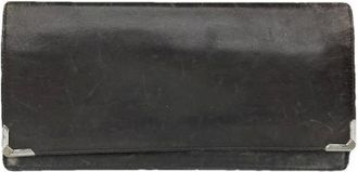 Dior Pre-owned Wallets, female, Gray, Size: ONE SIZE Pre-owned Leather Wallet