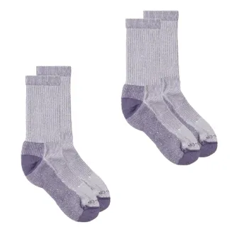 Rei Co-Op COOLMAX EcoMade Lightweight Hiking Crew Socks - 2 Pairs Purple L