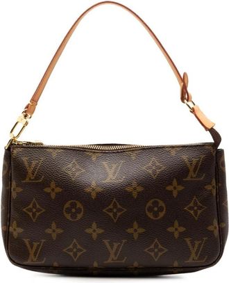 Louis Vuitton Pre-owned Handbags, female, Brown, Size: ONE SIZE Pre-owned Printed Shoulder Bag