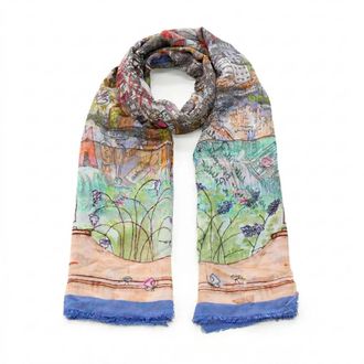 Faliero Sarti Printed Stole - female - Faliero Sarti - Scarves - Multicolor - ONE SIZE - Accessories