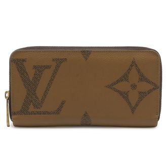 Louis Vuitton Monogram Brown Light Brown Monogram Monogram Reverse Long Wallet (Bi-Fold) (Pre-Owned)