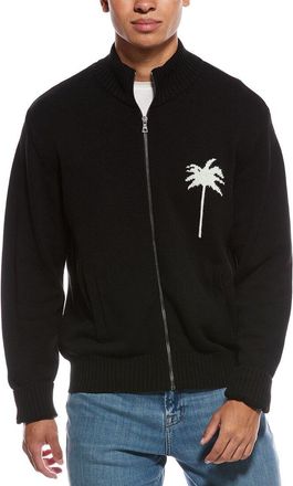 Palm Angels Palms Knit Wool-Blend Track Jacket