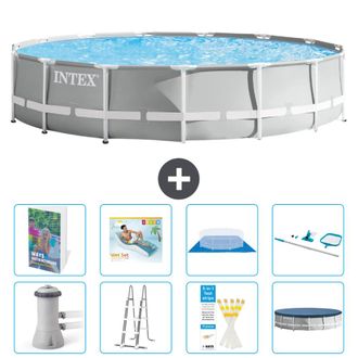 Intex Piscina Prism Frame Redonda - 457x107 Cm - 9-piezas S618