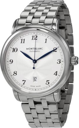 Montblanc Star Legacy Automatic Silvery White Dial Mens Watch 117324