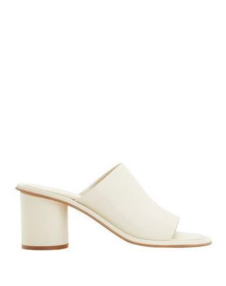 8 by YOOX LEATHER BLOCK HEEL MULES