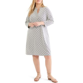 Nic+Zoe Clementine Diamond Print Sheath Dress in Black Multi at Nordstrom, Size 1 X