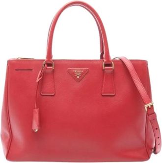 Prada Pre-owned Tote Bags, female, Red, Size: ONE SIZE Pre-owned Vintage Tote Bag