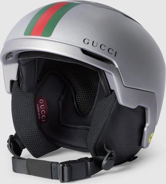 Gucci X HEAD Ski Helmet, Size L, Silver
