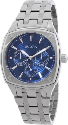 Bulova Multifunction Quartz Blue Dial Mens Watch 96C151