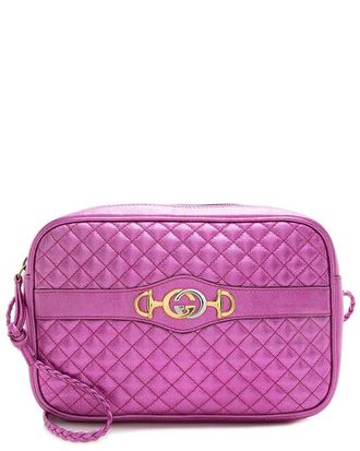 Gucci Pink Leather Trapuntata Small Shoulder Bag (Authentic Pre-Loved)