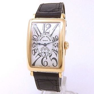 Franck Muller Pre-owned Franck Muller Long Island Hand Wind Silver Dial Mens Watch 950 S6