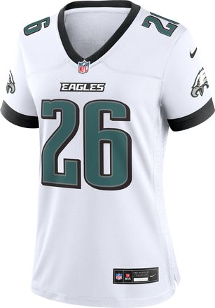 Nike Saquon Barkley Philadelphia Eagles Nike Womens NFL Game Jersey in White | 67NW0G5V86F-XZ7
