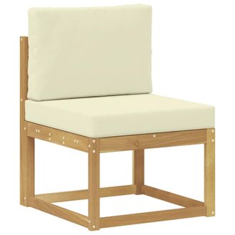 vidaXL Conjunto De Sof&aacute;s De Exterior Blanco Y Crema 59 X 63 X 73 Cm Vidaxl