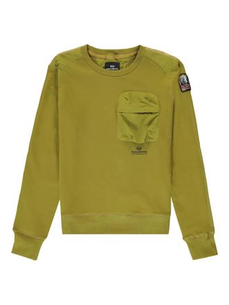 Parajumpers patch-pockets sweatshirt - men - Fabric - L - Green