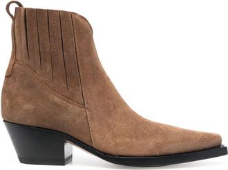 Buttero Cowboy ankle boots - women - Calf Leather/Calf Leather/Calf Leather - 36 - Brown