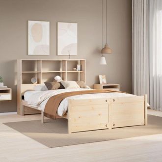 vidaXL vidaXL Letto Libreria senza Materasso 140x200 cm in Legno di Pino