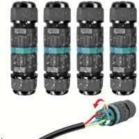 OEM Conectores El&eacute;ctricos Impermeables Ip68 - Conector De Cable De 3 Hilos, Bloque De Terminales, Caja De Conexiones Para Exteriores, Para Cables De &Oslash; 5 A