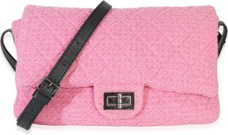 Chanel Tweed Jumbo Reissue Messenger Flap