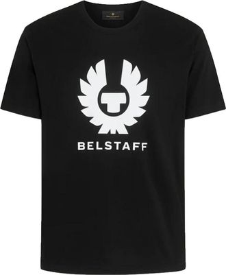 Belstaff Heren, Tops, Zwart, Maat: M Katoen