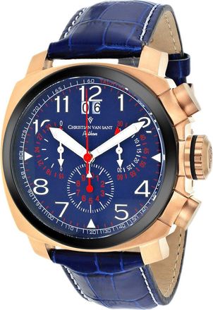Christian Van Sant Mens Blue dial Watch