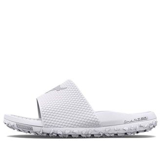 Under Armour Project Rock Slide White Halo Grey 3025237-101