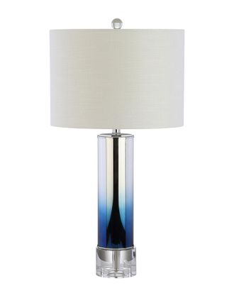 Jonathan Y Designs Jonathan Y Designs 27In Edward Glass & Crystal Led Table Lamp
