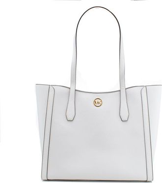 Michael Kors White Canvas Tote Womens Bag