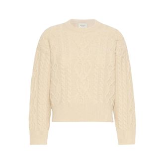 Max Mara Wkdalben Tejido de Punto Cuello Redondo - Knitwear - Mujer - Beige - L