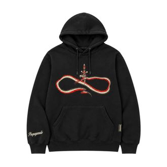 PROPAGANDA Sword Hoodie - Heren - Sweatshirts & Hoodies - Zwart - Maat: M Katoen