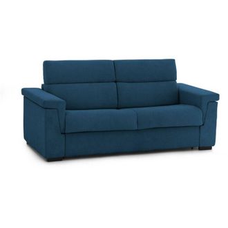 Dmora Sof&aacute; Cama 3 Plazas Olimpia, Sof&aacute; Convertible Para Sal&oacute;n, Acolchado, Desenfundable, Calidad 100% Made In Italy, 225x95 H100 Cm, Naranja - Dmora