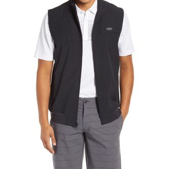 Travis Mathew TravisMatthew Off the Dock Vest in Black at Nordstrom Rack, Size Small
