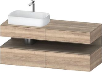 Duravit Duravit Qatego Consola Mueble Bajo Lavabo, 2 Extensiones, 2