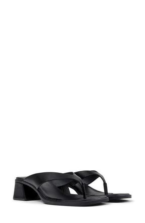 Camper Kora Flip Flop in Black at Nordstrom, Size 38