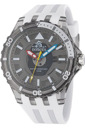 Invicta Subaqua 69448 Heren Horloge - Quartz Uurwerk - Acrylic met witte Wijzerplaat - 44mm