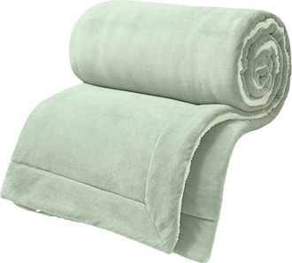 OEM Manta Reversible De Doble Capa De Forro Polar En Terciopelo/lana De Cordero, Para Cama/sof&aacute;/camping