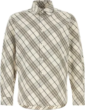 Burberry Embroidered Poplin Shirt