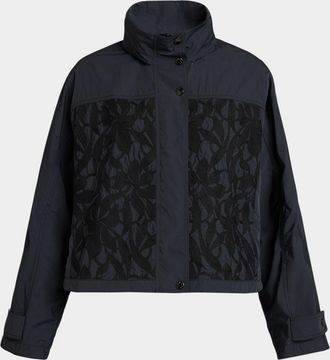 Moncler Epimedium Embroidered Jacket