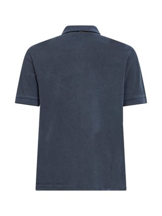 Herno Pigment-Dyed Cotton Piqu&eacute; Polo - Blue