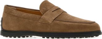 Tod's Mens Biscuit Suede Loafers Nocechiaro Mocassini