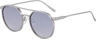 Generic Men Driving Outdoor Sunglasses Vacation Decorative Sports Sun Glasses(Silver)