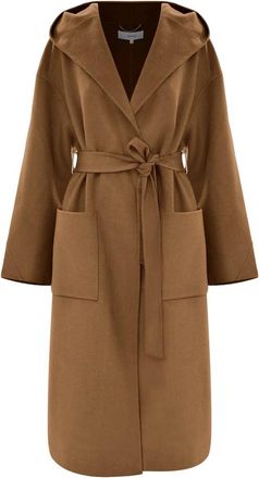 Kocca Sophisticated Full Length Hooded Coat