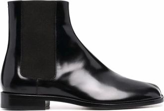 Maison Margiela Stivale Chelsea in Pelle Tabi - - Shoes - Uomo - Nero - 40 EU